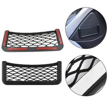 Car Storage Organize Car String Bag Car Seat Side Storage, Net Bag Mesh Pocket Organizer Stick-on for Purse Bag Phone