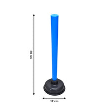 Compact toilet plunger with suction, user-friendly design