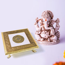 Lakshmi Embossed Golden Patla