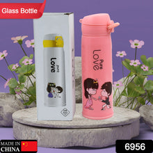 500ml glass water bottle for gym and travel.