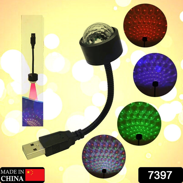 Mini disco ball light for car