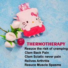 Pink Hello Kitty Small Hot Water Bag with Cover for Pain Relief